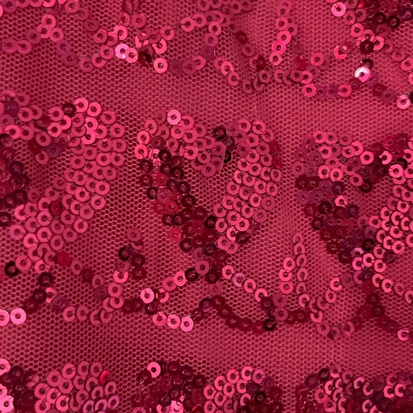 Eloquii Pink Sequin Heart Pants - Picture 4 of 4